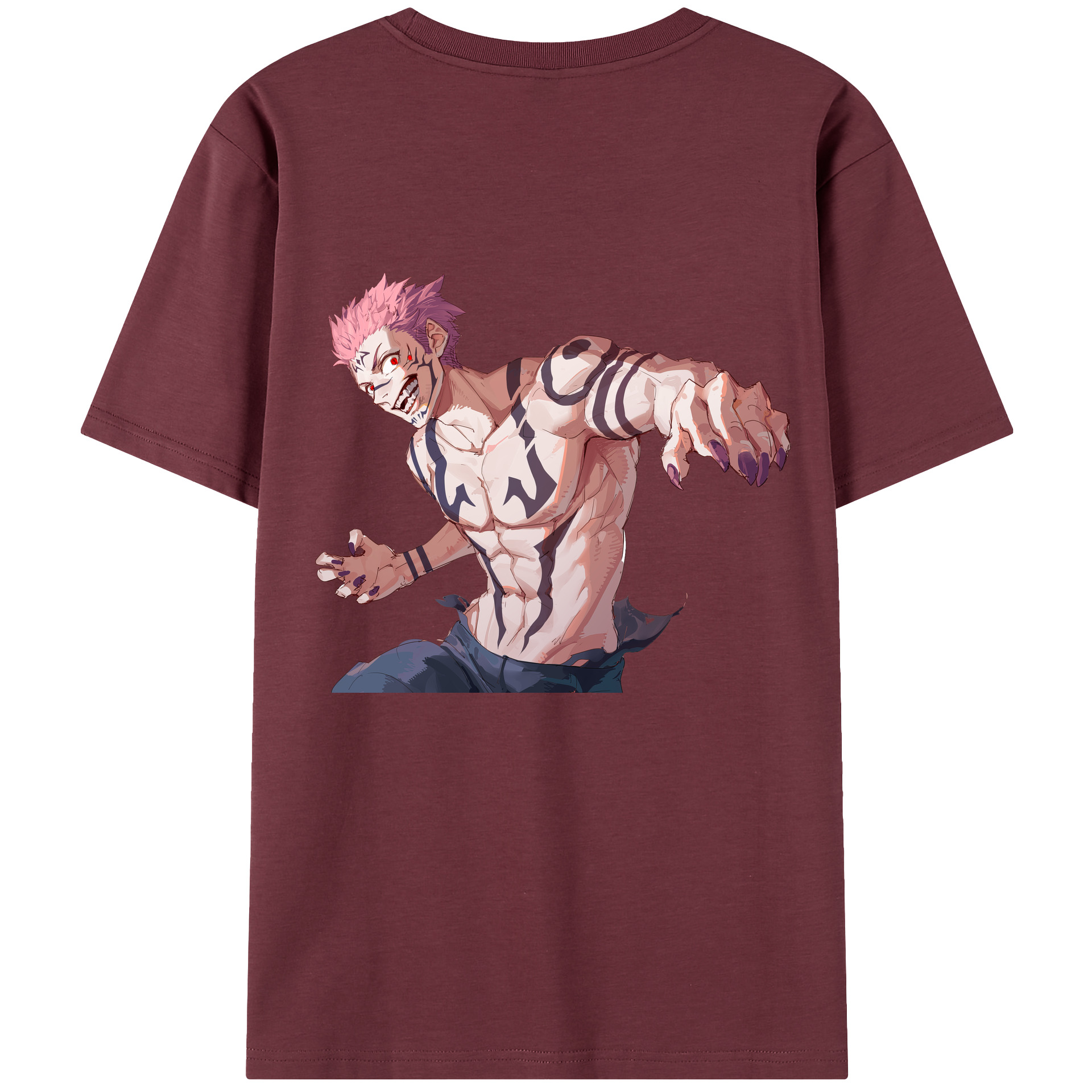 （画像用） 呪術廻戦 Jujutsu Kaisen 綿100％半袖Tシャツ（背面プリント）